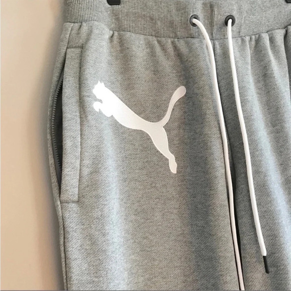 Puma x Fashion Geek Mens Gray Sweatpants All Star Game Jogger Embroidered Medium - Picture 5 of 13